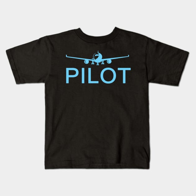 Aviation Pilot Planes Gift Kids T-Shirt by Linco